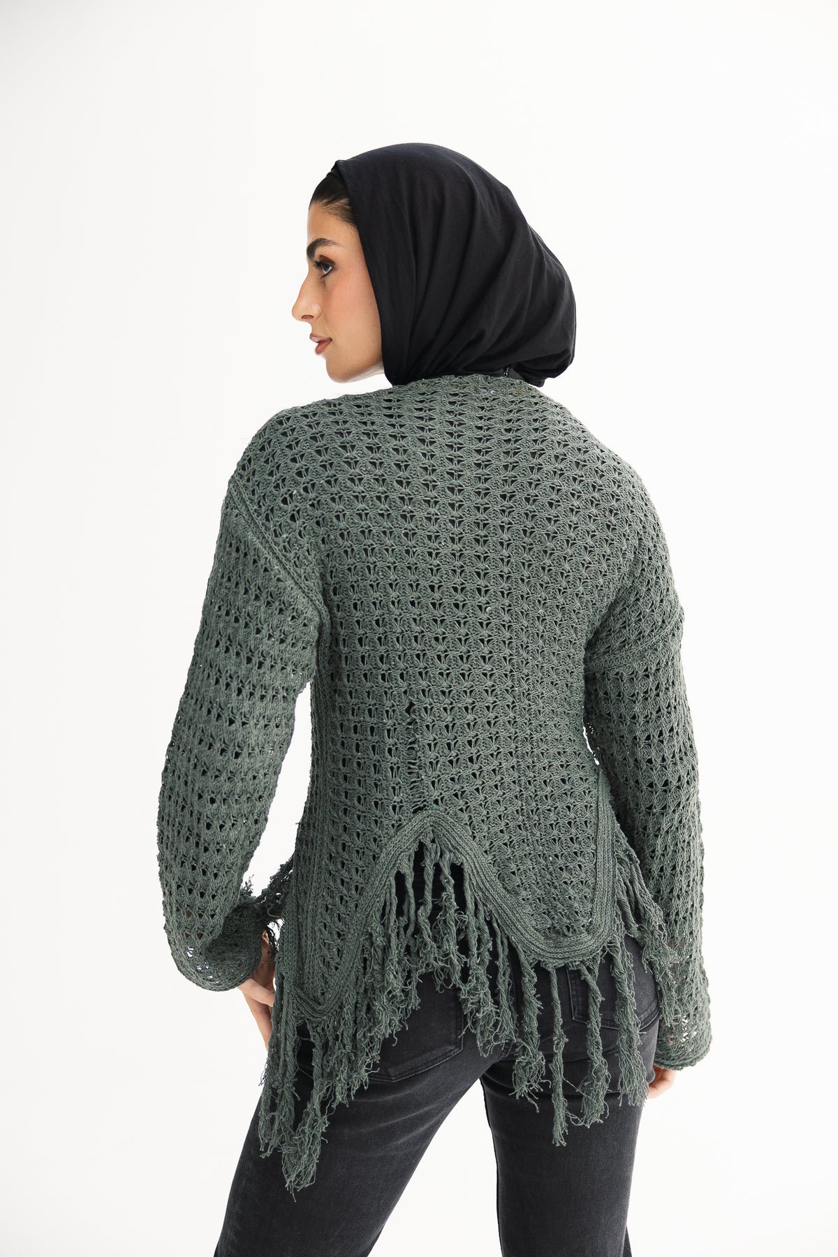 Fall Knit Top in Olive