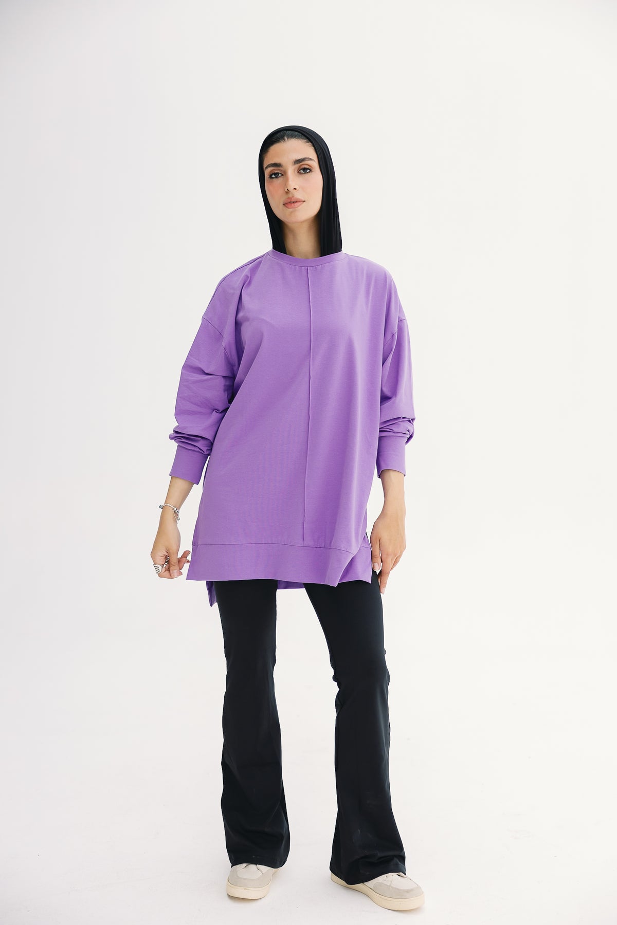 Oversized Tee in Purple