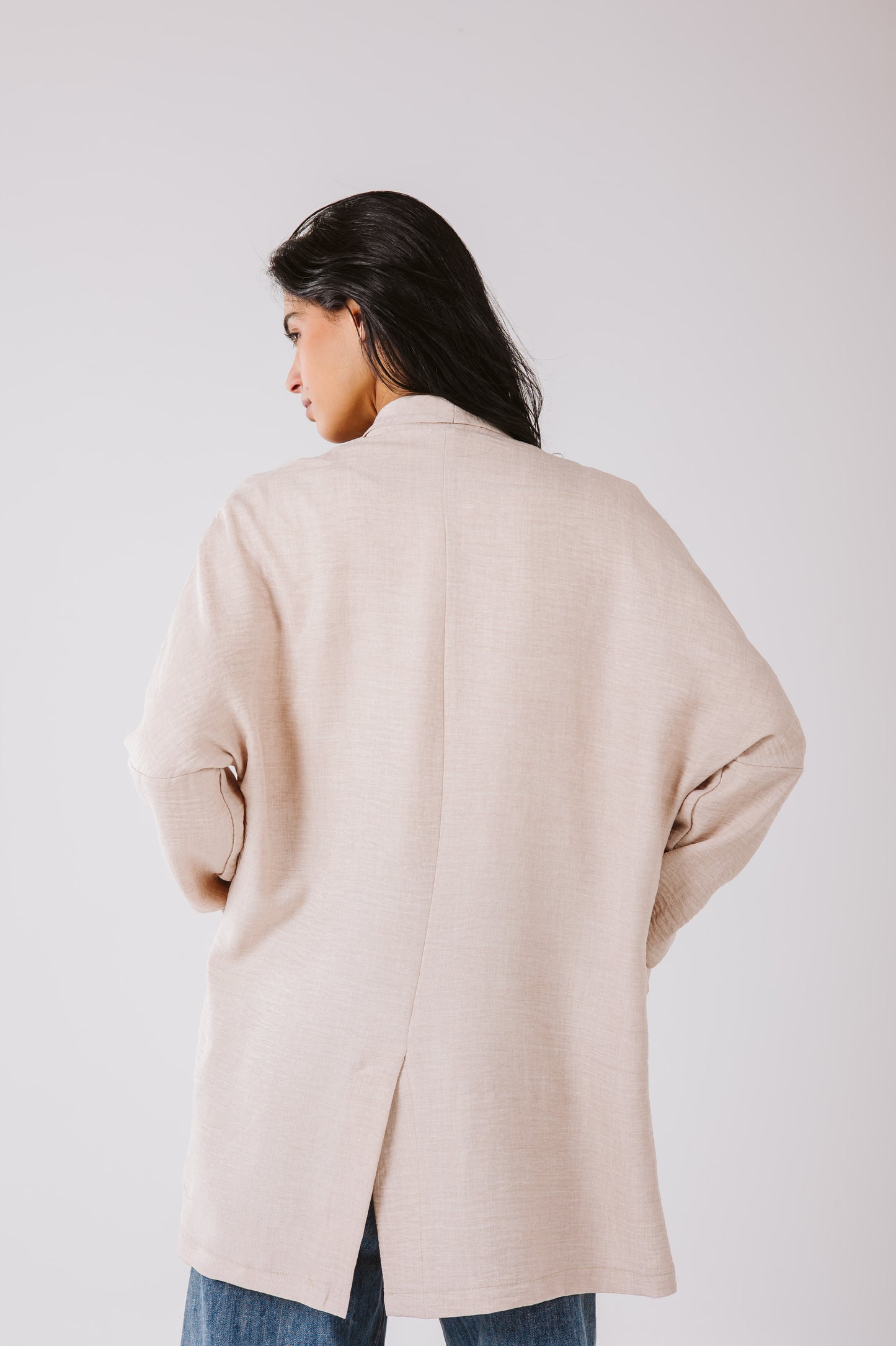 Not so serious blazer in beige.
