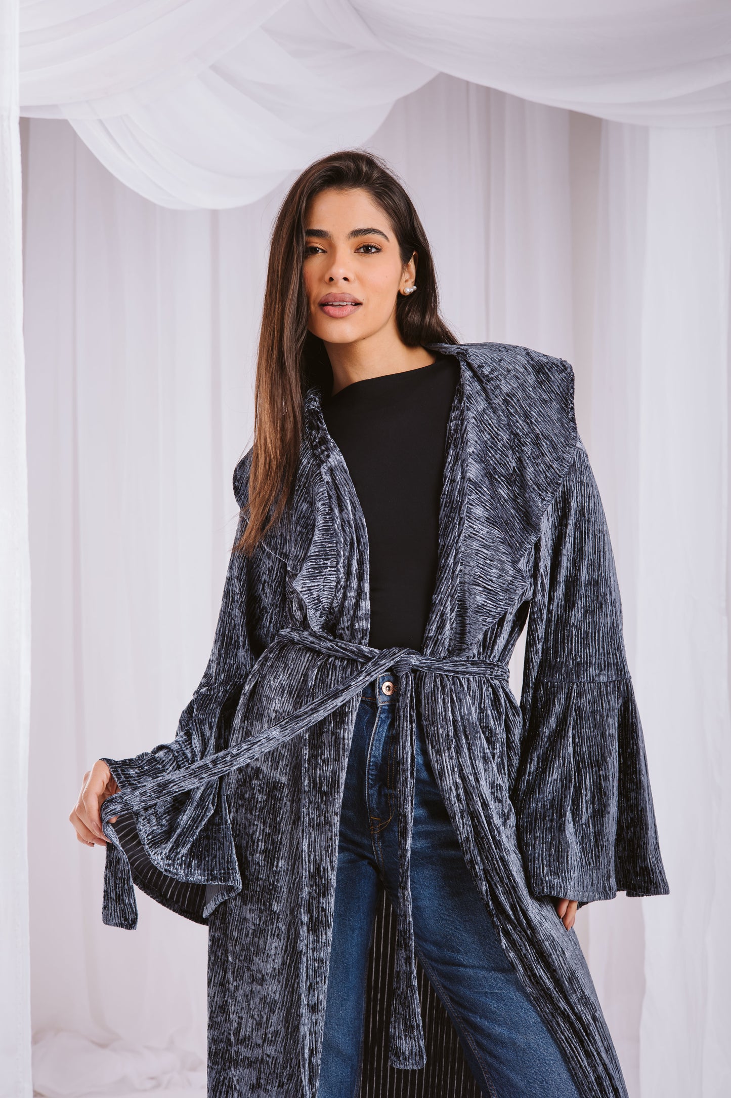 Urth kaftan in grey