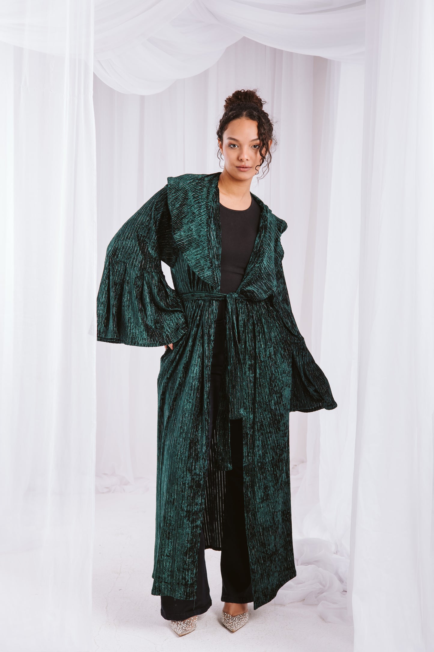 Urth kaftan in teal