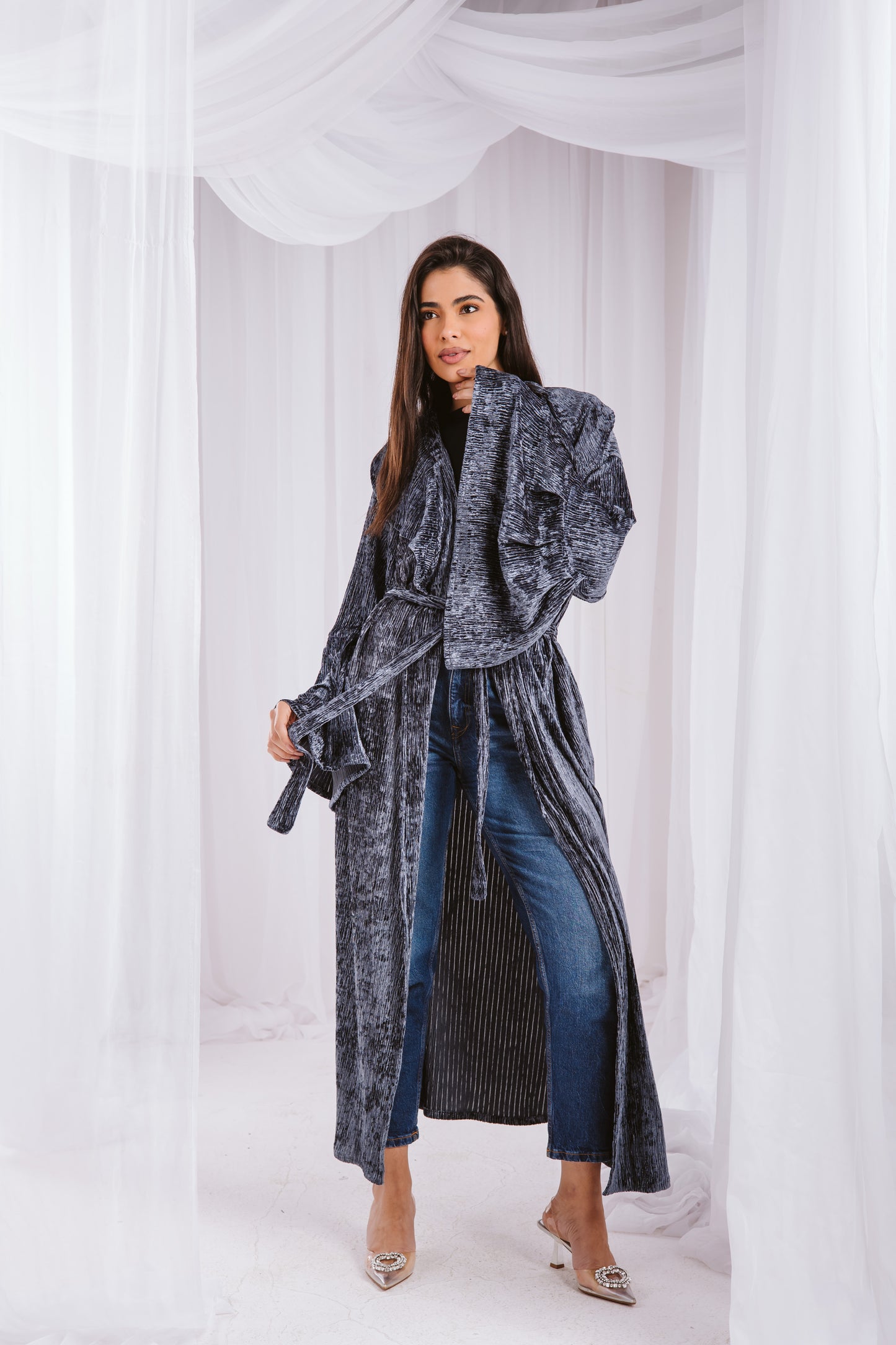 Urth kaftan in grey