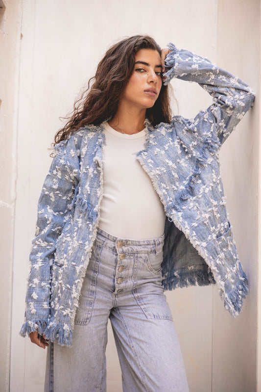 Skyline fringe jacket