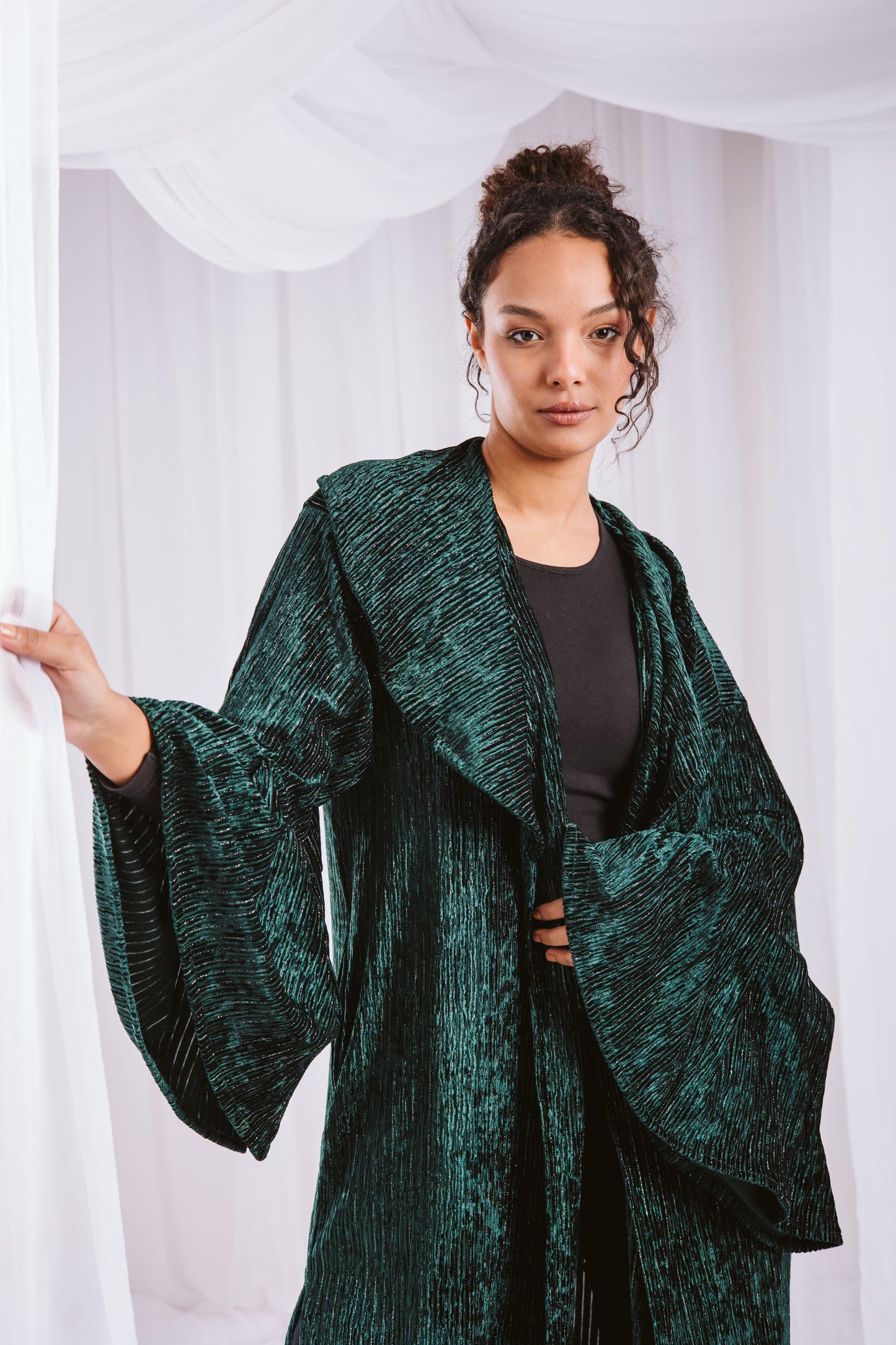 Urth kaftan in teal