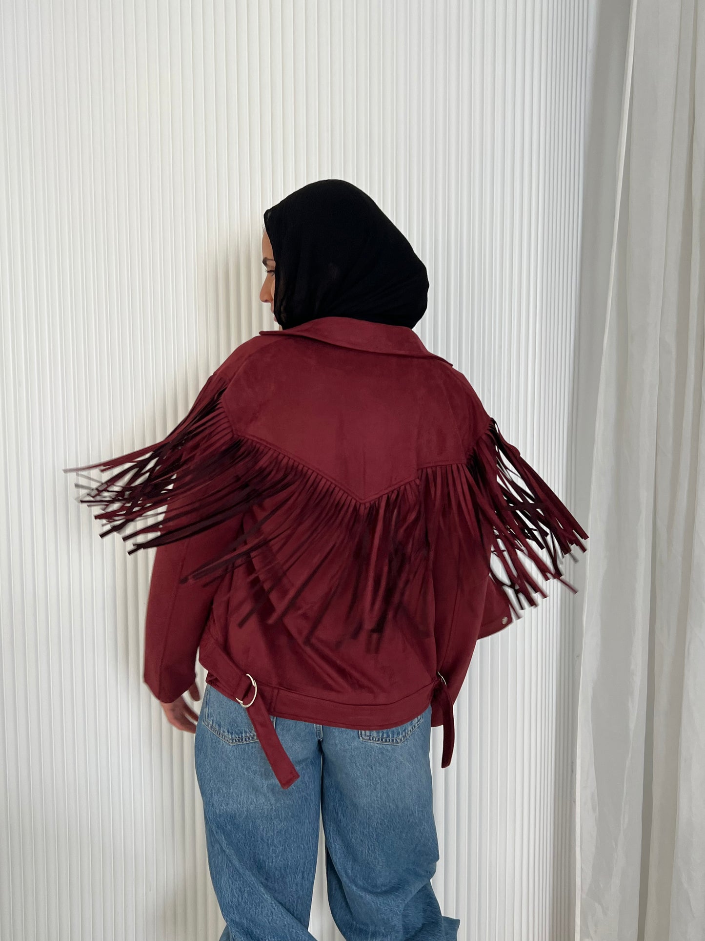 Cowboy jacket in -burgundy