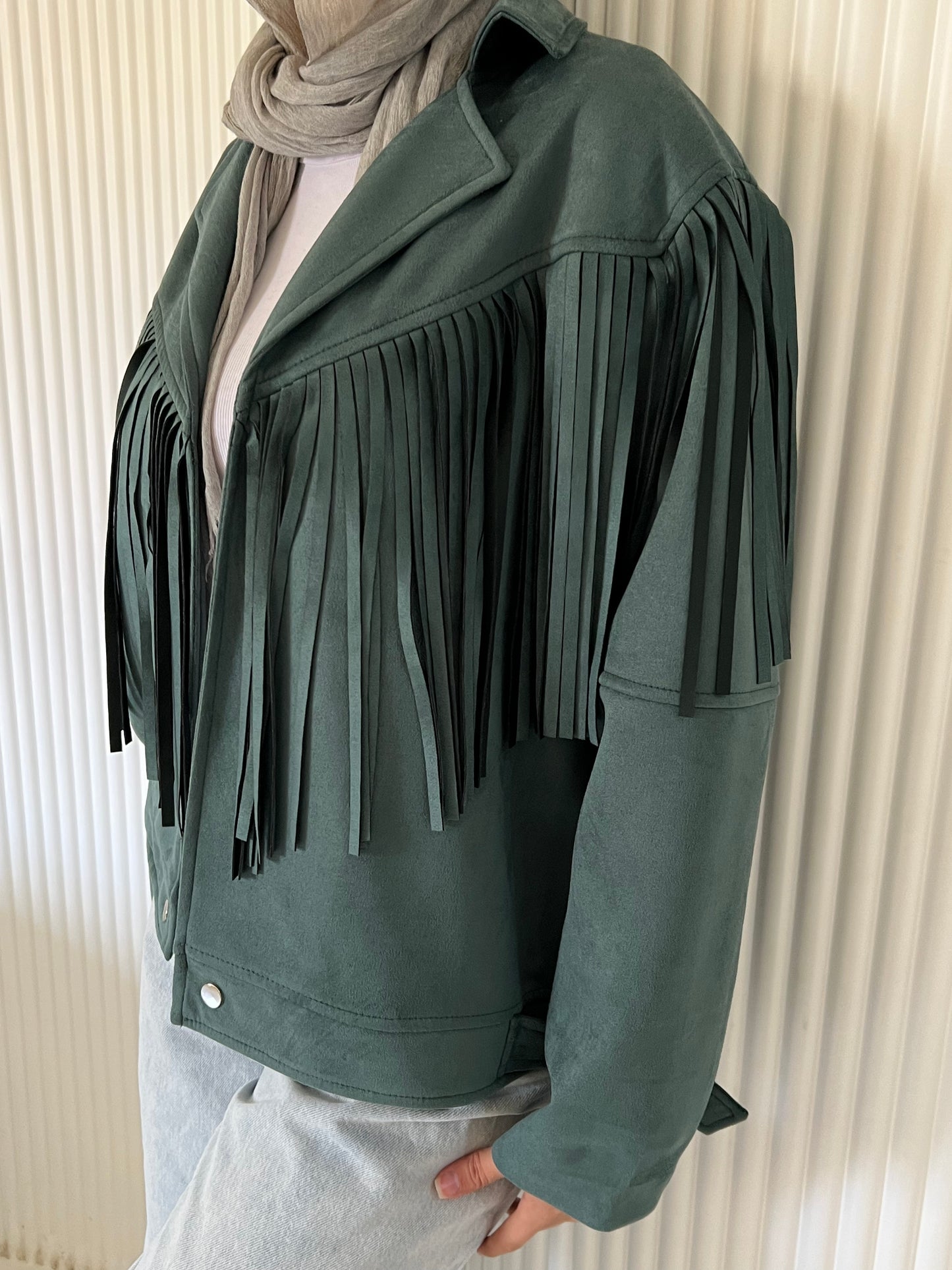 Cowboy jacket in Teal
