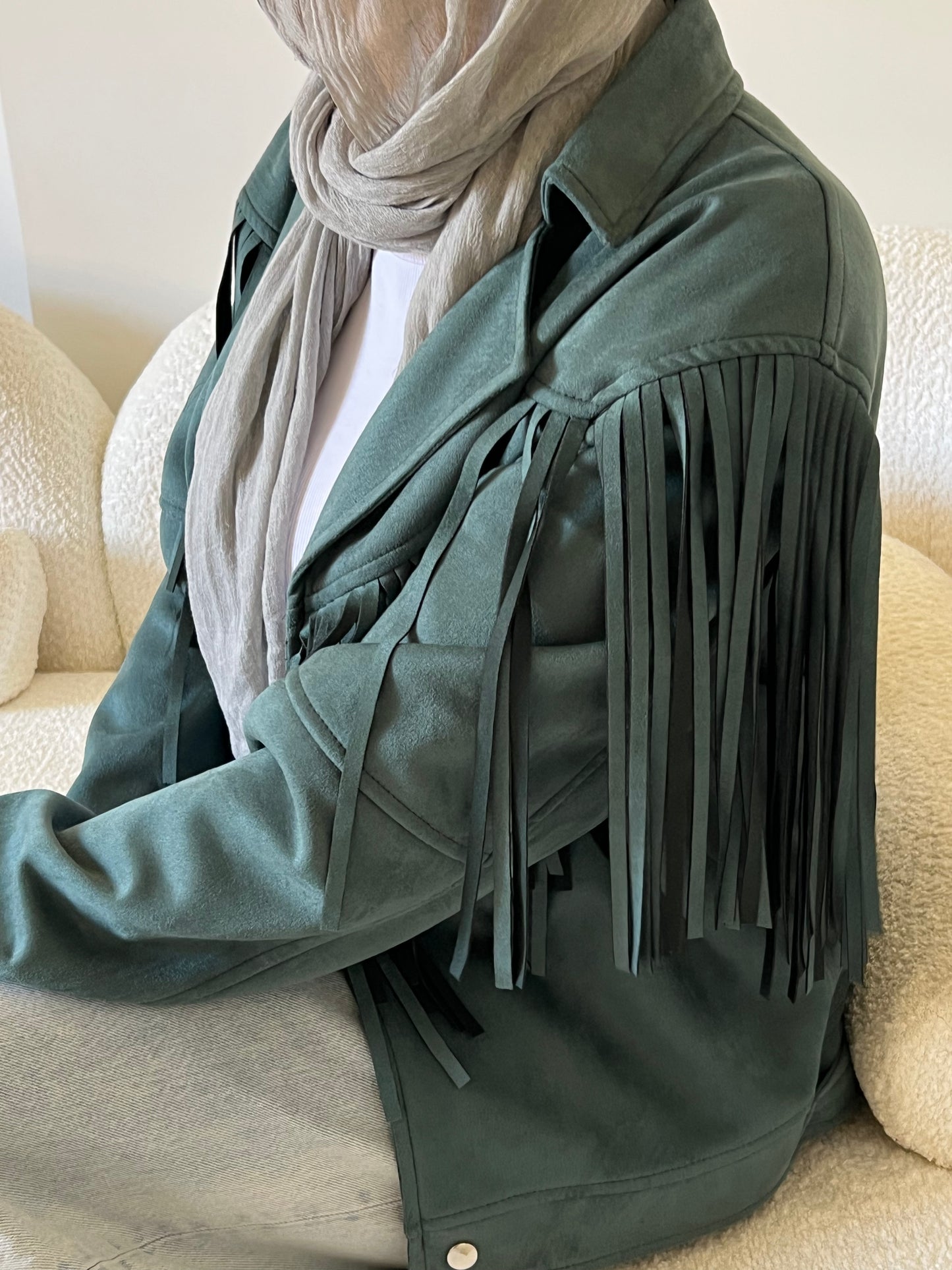 Cowboy jacket in Teal