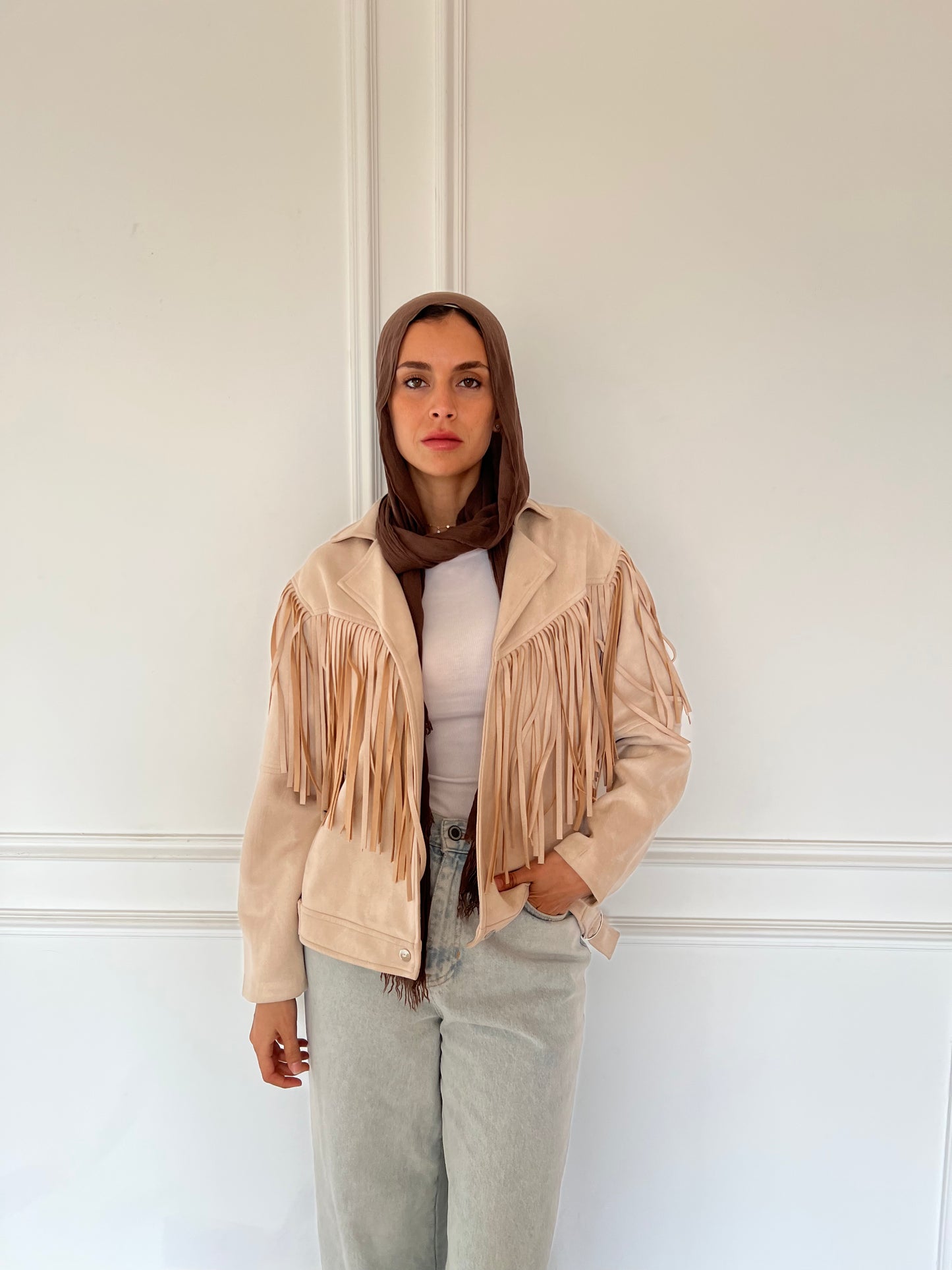 Cowboy jacket in Beige