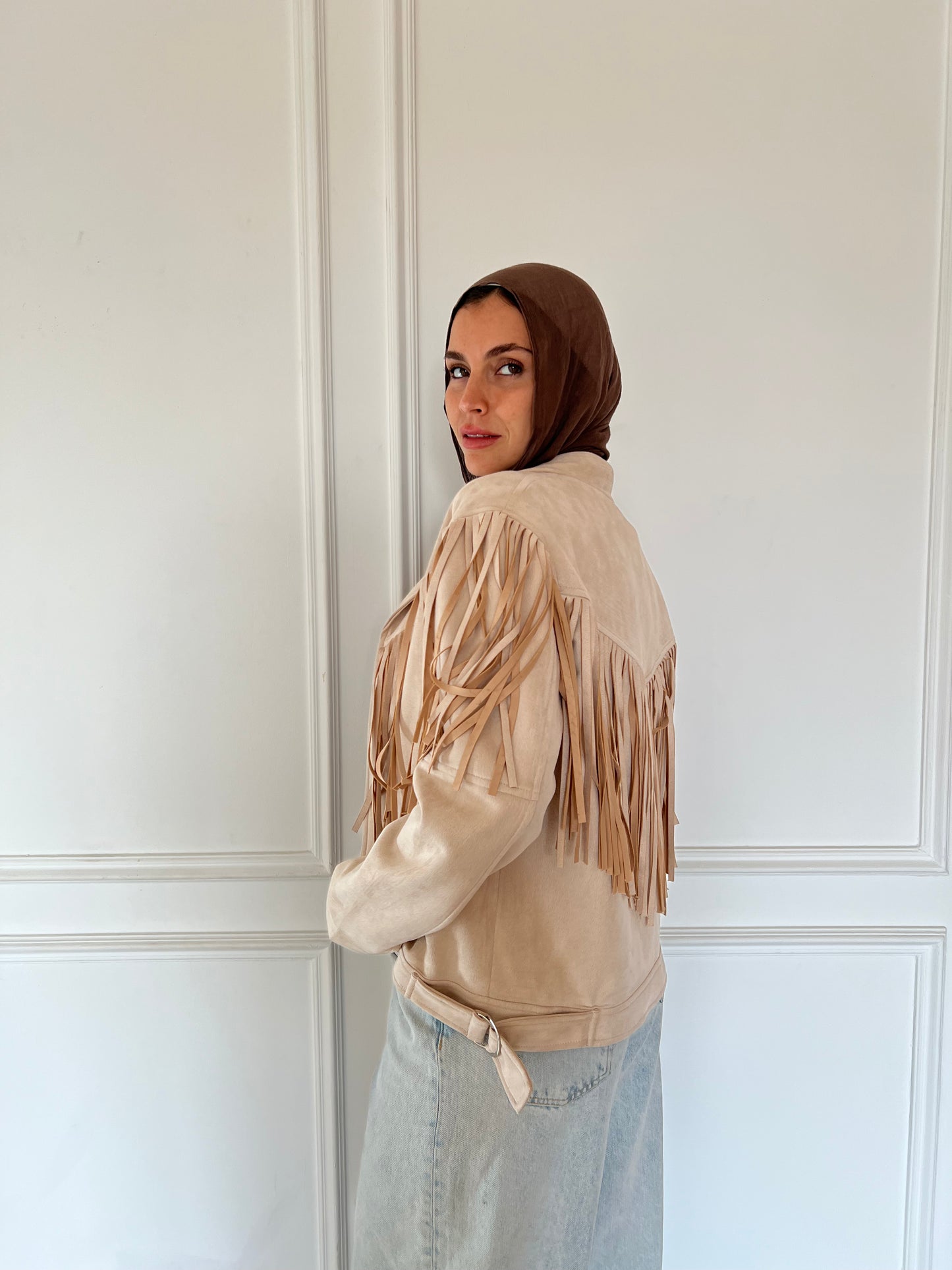 Cowboy jacket in Beige