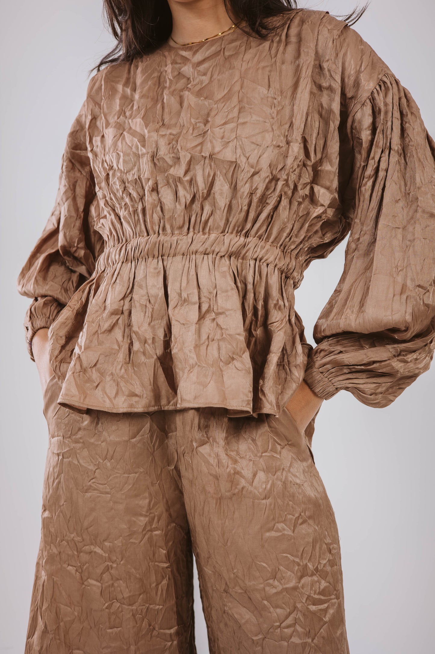 Crushed Set in Camel