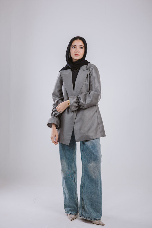 The Dazzling Blazer in Silver
