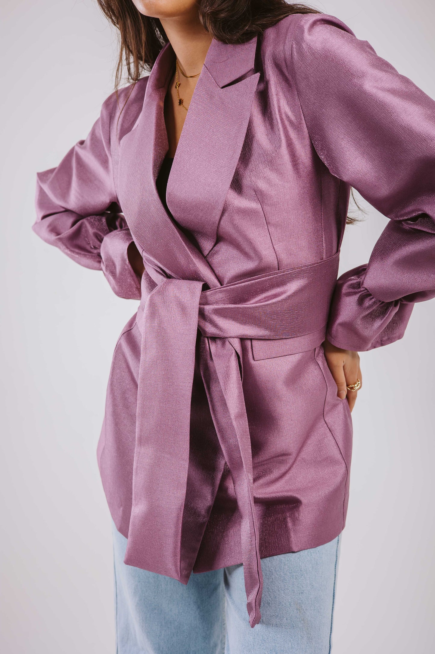 The Dazzling Blazer in Light Purple