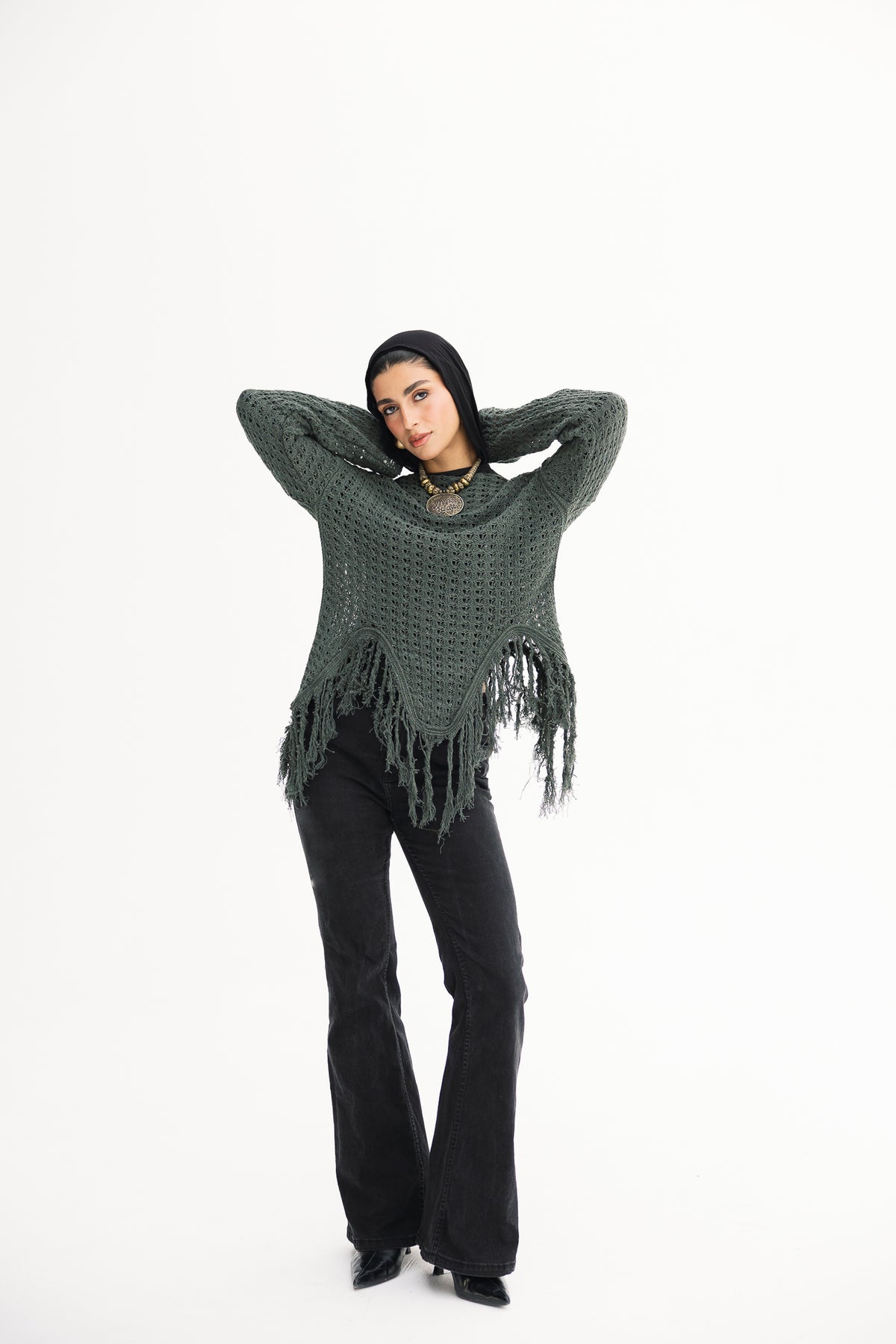 Fall Knit Top in Olive