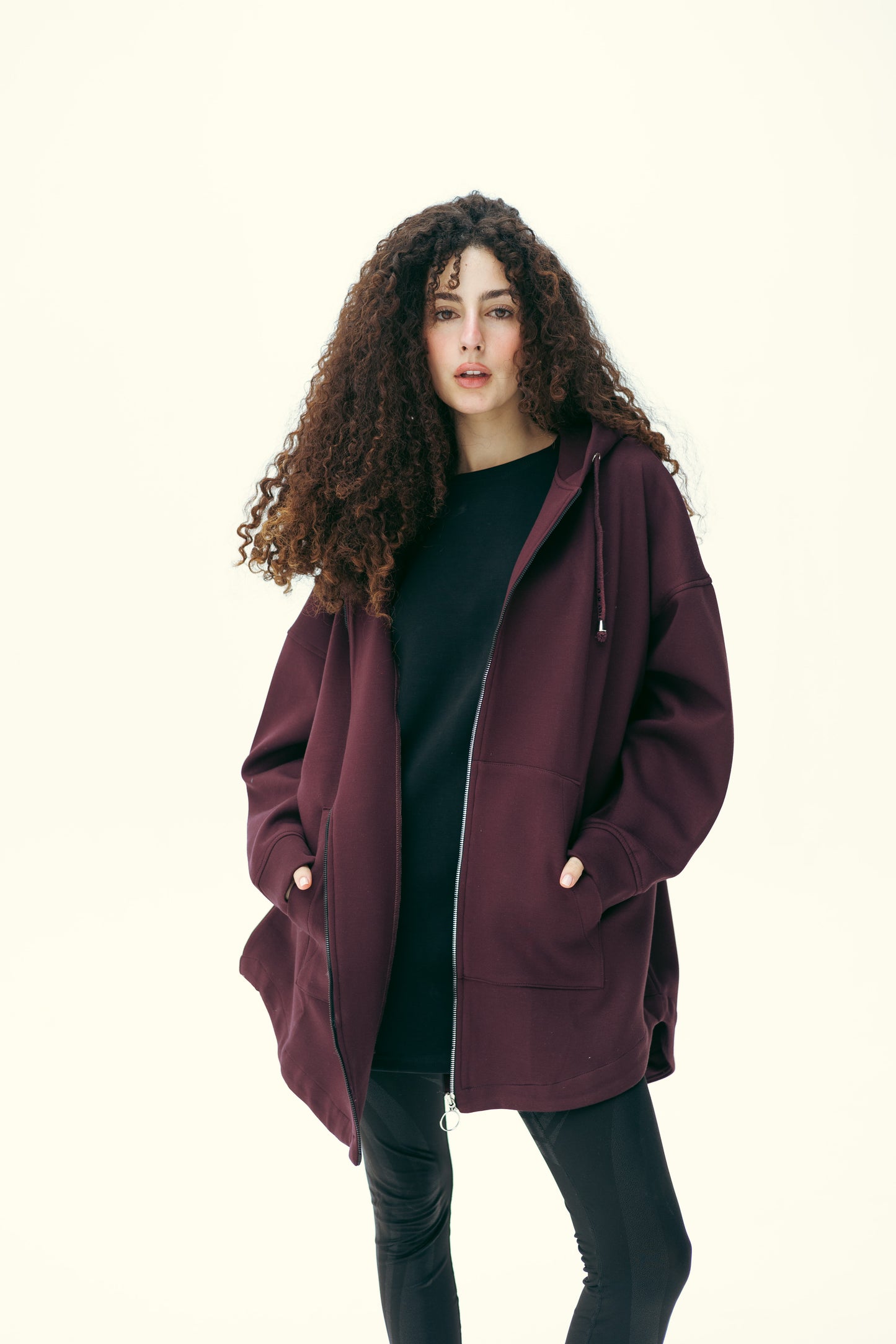 Comfort Core Hoodie in burgundy