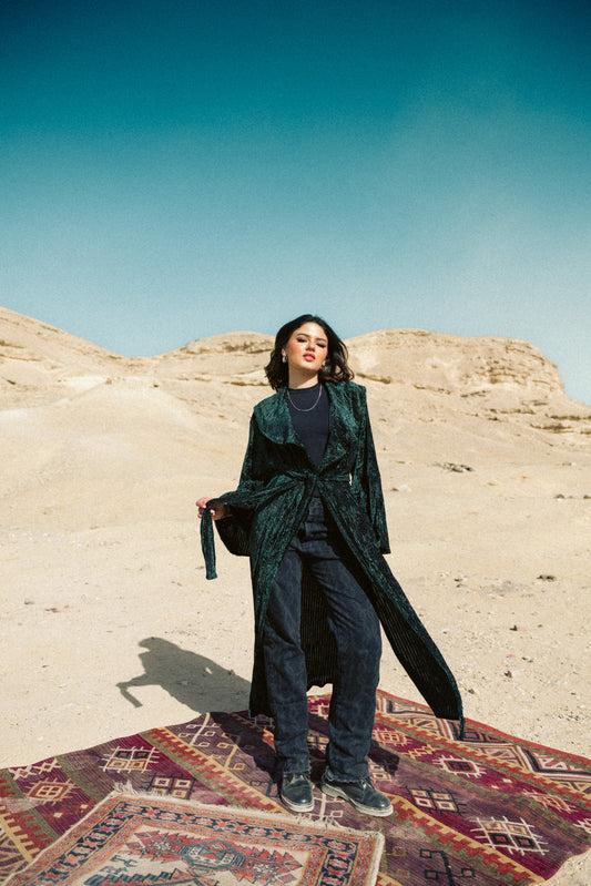 Urth kaftan in teal