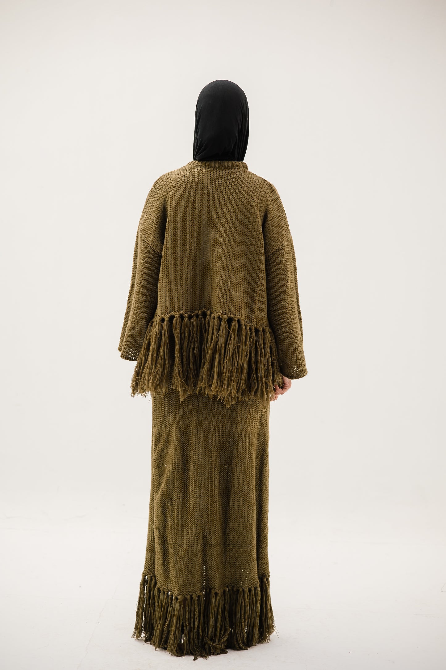 Tassel Flow set in Olive