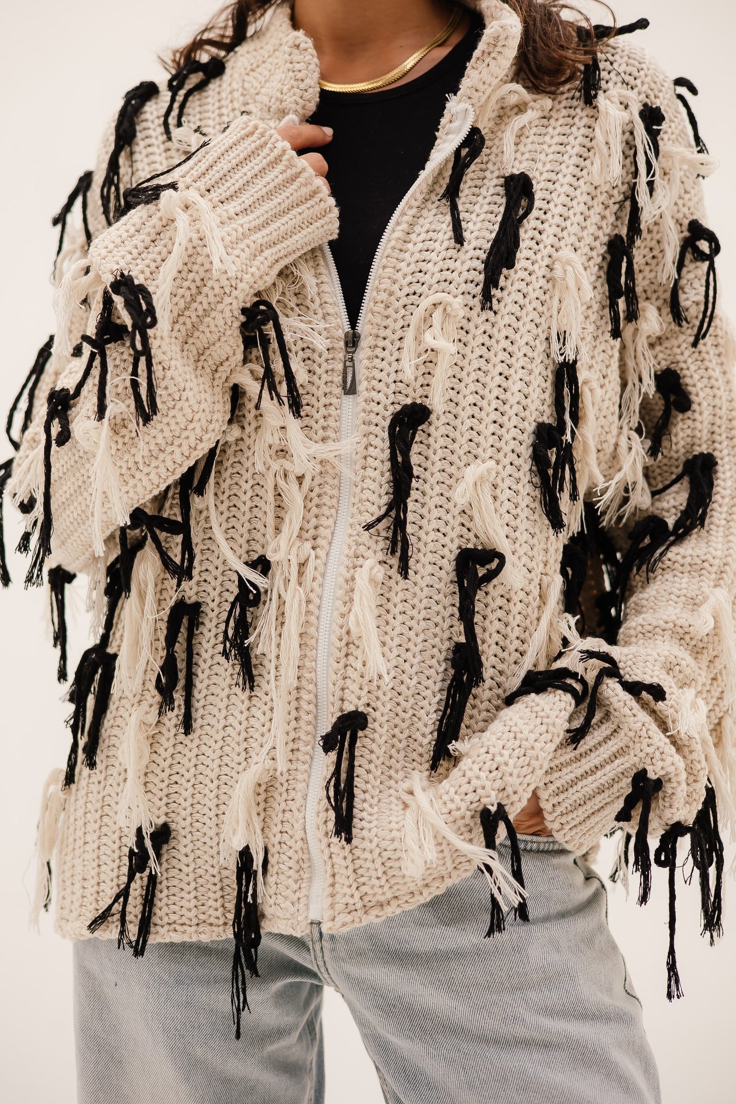 Knot & Loop jacket in Offwhite