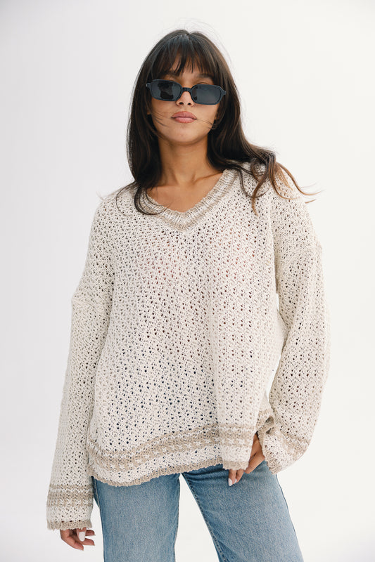 V neck knit