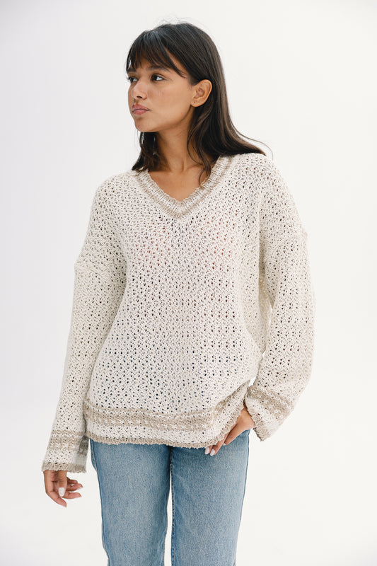 V neck knit
