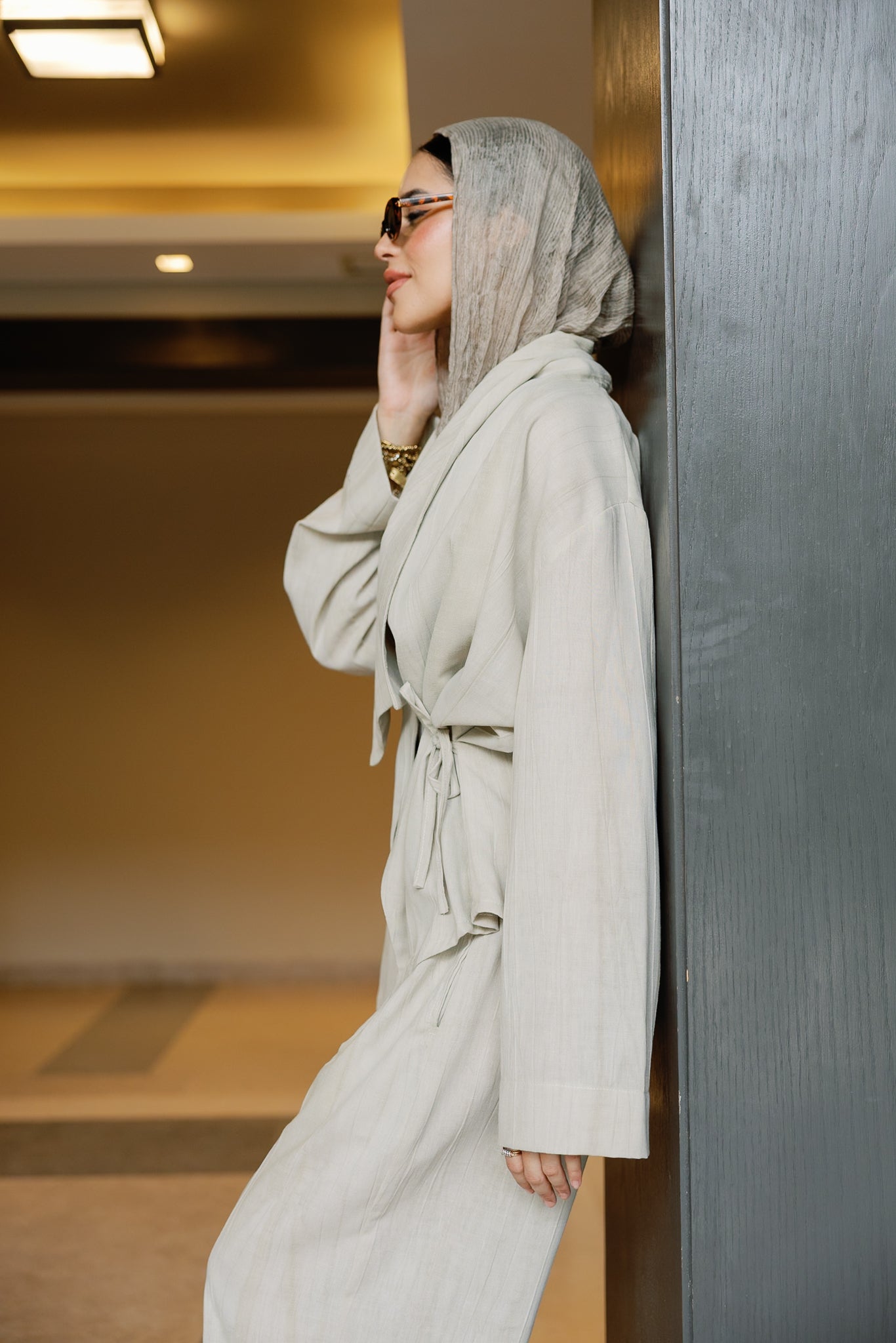 Nomade wrap set in Beige