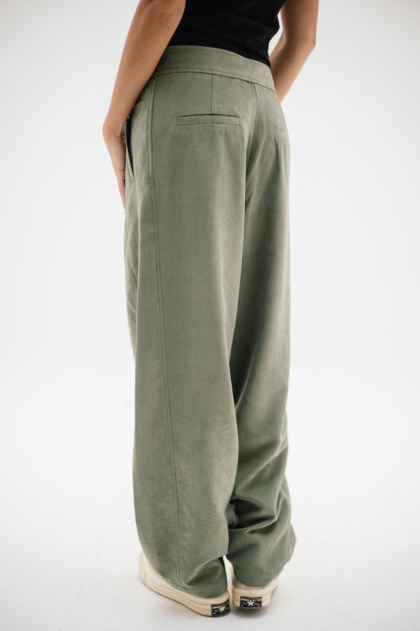 Soft Drape set in Olive