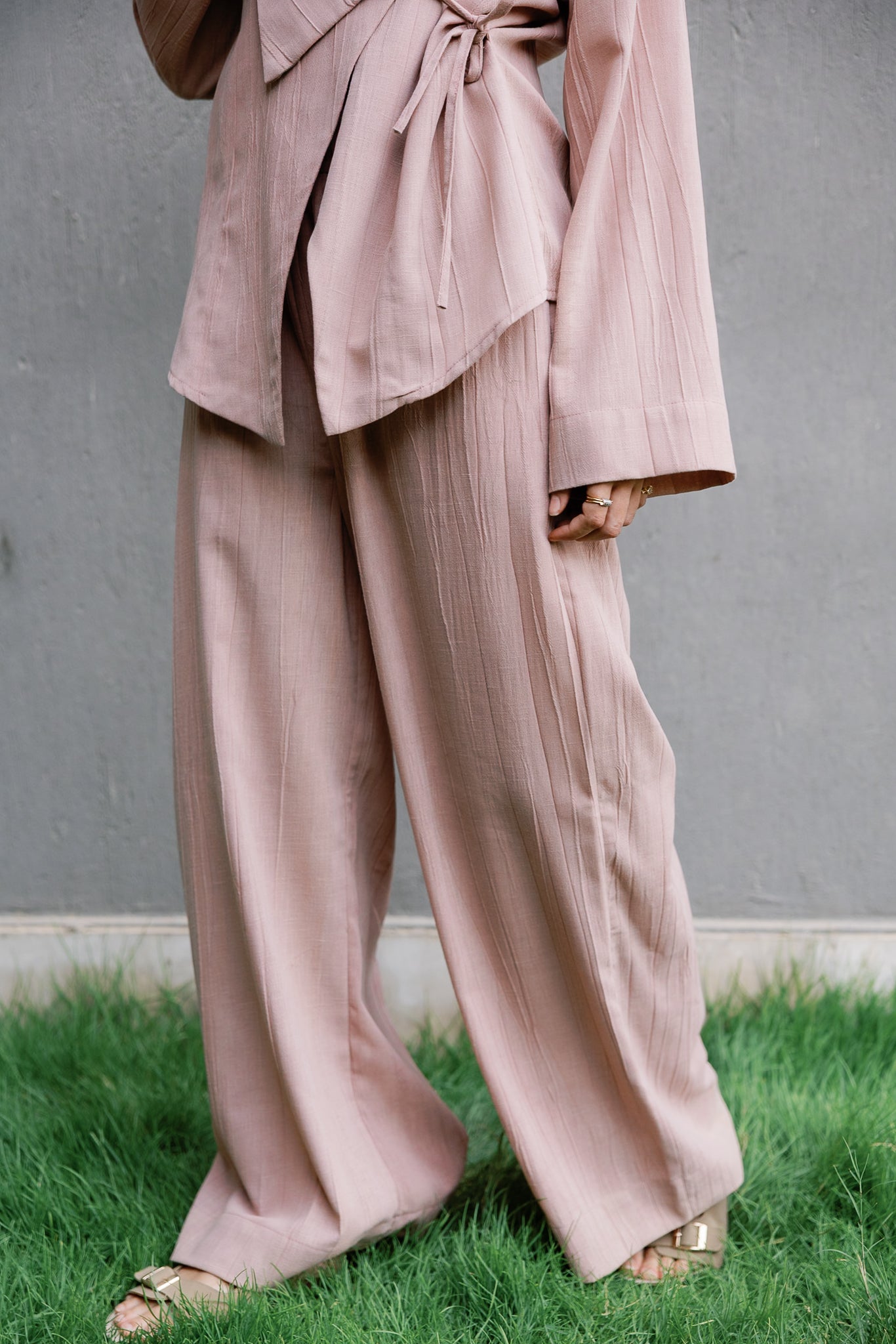 Nomade wrap set in Pink