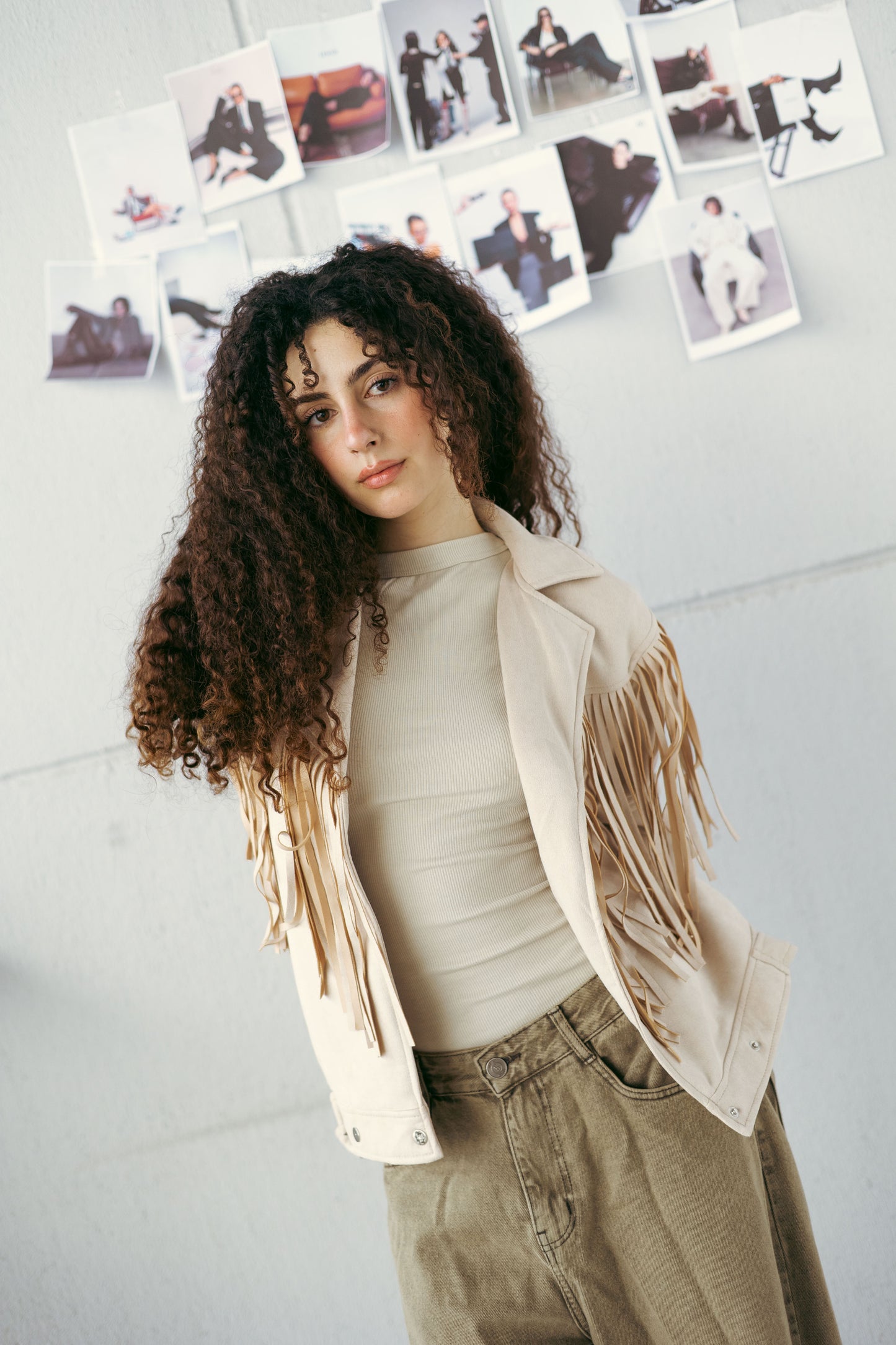 Cowboy jacket in Beige