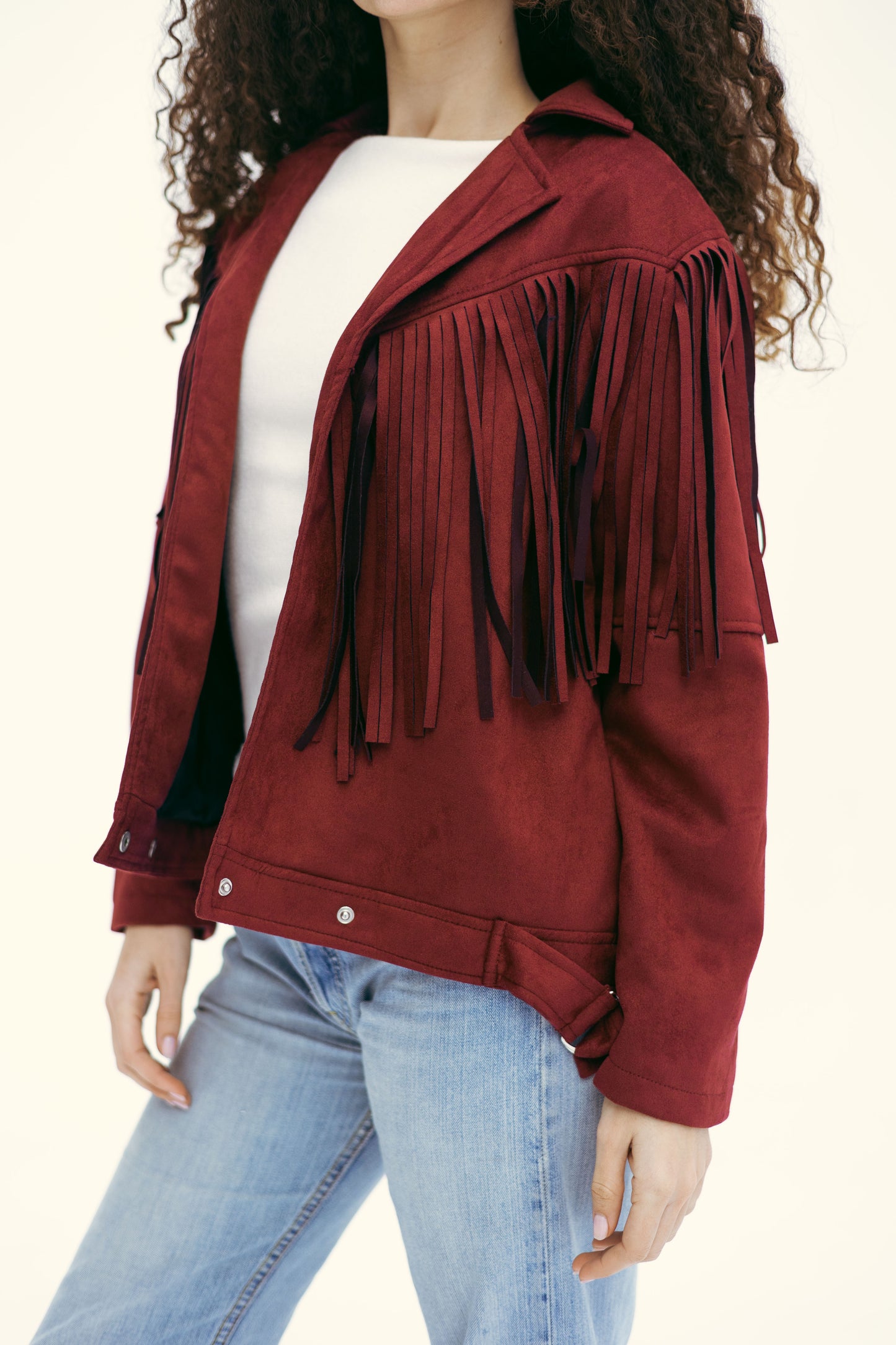 Cowboy jacket in -burgundy