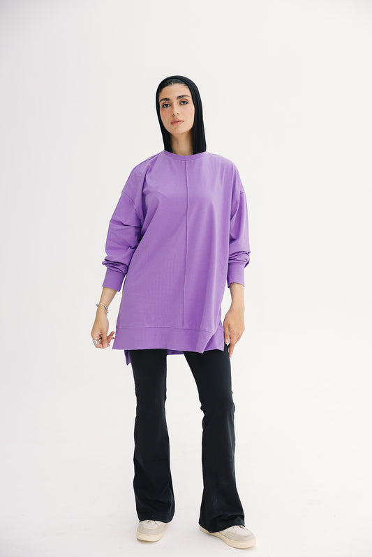Oversized Tee in Purple