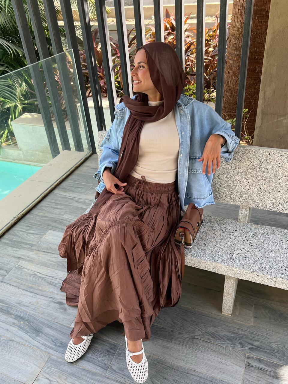 Gypsy Soul Skirt in Brown