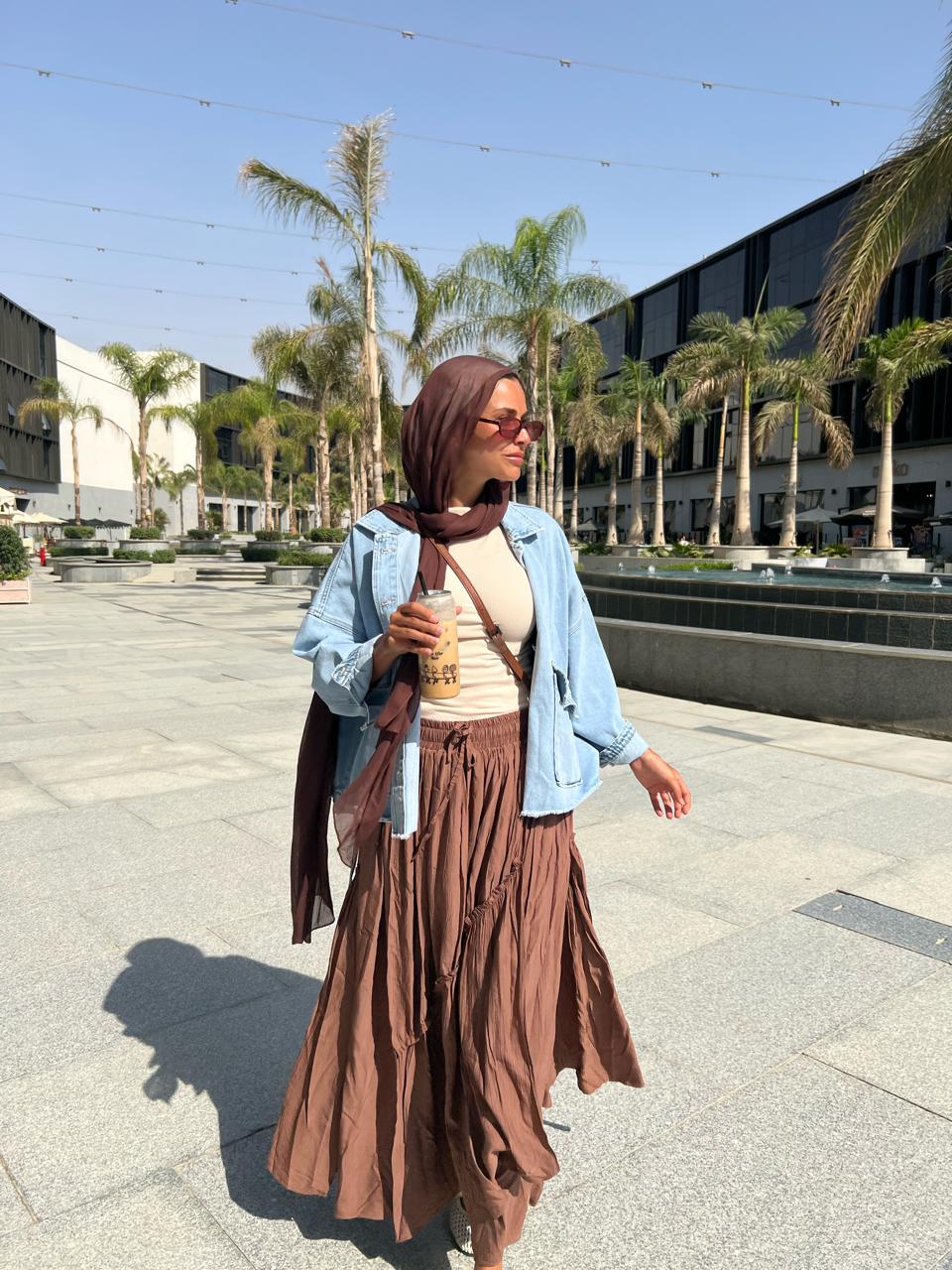 Gypsy Soul Skirt in Brown