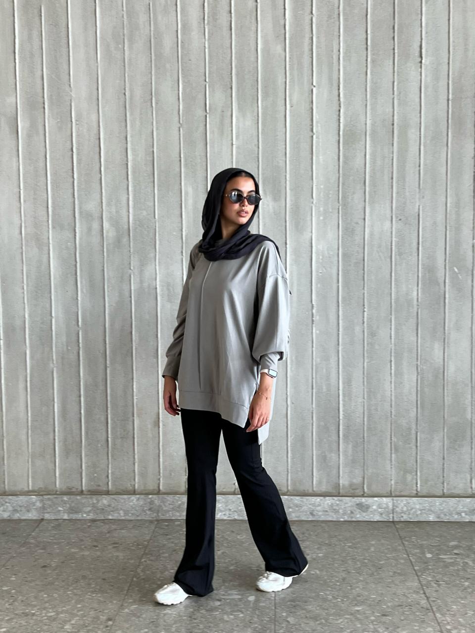 Oversized Tee in grey