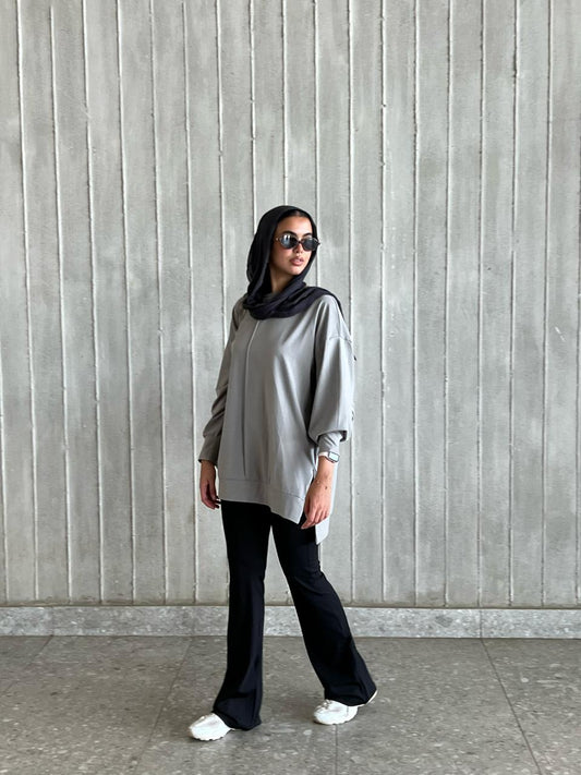 Oversized Tee in grey